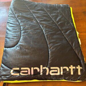 Rumpl x Carhartt Original Puffy Black/Lime Green Camping Blanket